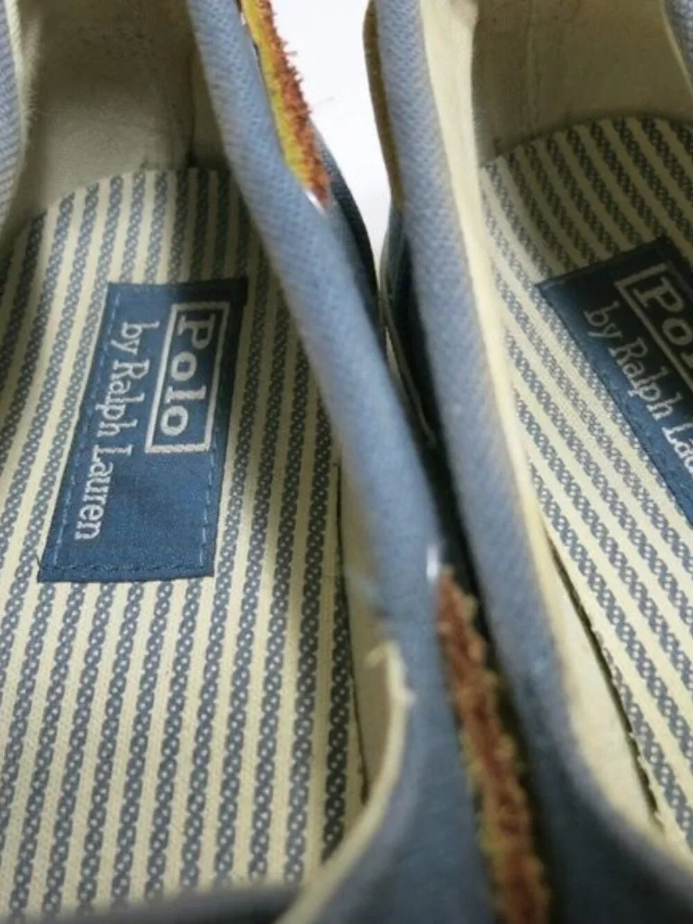 Polo Ralph Lauren Lander Canvas Boat Shoes Men's Casual Footwear Shoes Sz 11 D